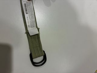 Cinturone per bambini in tessuto con anello a D