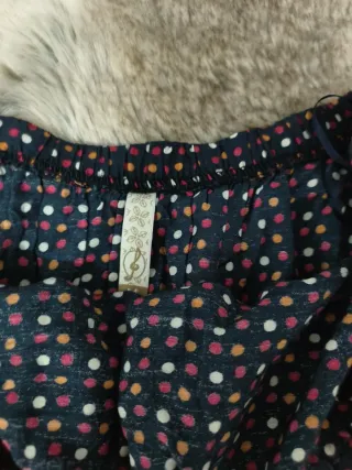 Vestido estampado lunares Stradivarius Talla M