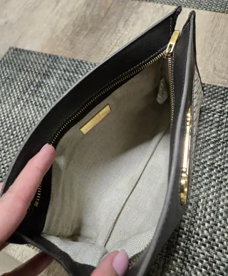 Bolso Carolina Herrera Beige y Marrón