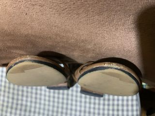 Sandalias Emporio Armani Marrones y Doradas