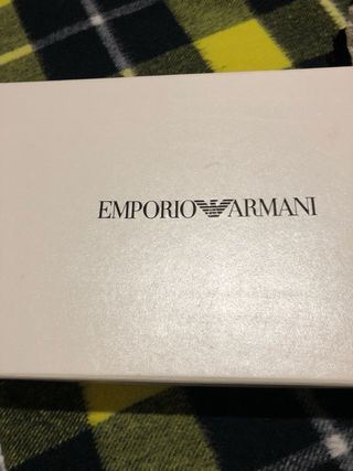 Sandalias Emporio Armani Marrones y Doradas