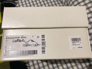 Sandalias Emporio Armani Marrones y Doradas