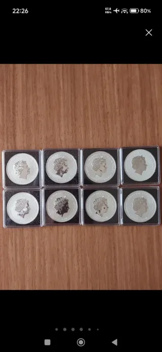 Oportunidad 8 Onzas Plata Colección Simpsons