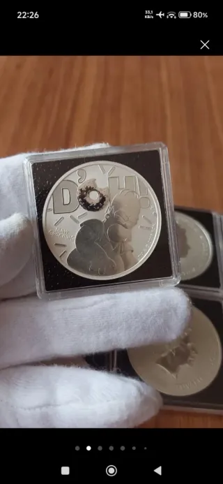 Oportunidad 8 Onzas Plata Colección Simpsons