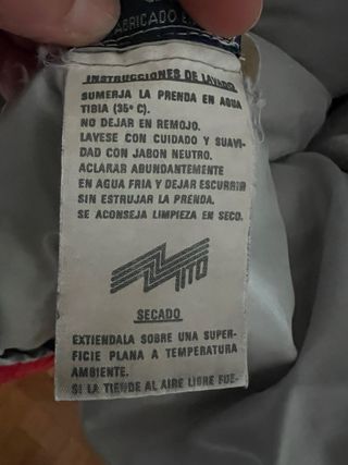 Chaqueta de plumas para chico. Mito. Talla XL