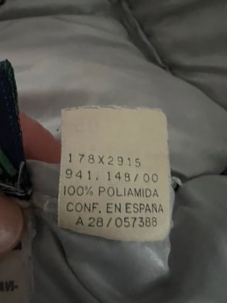 Chaqueta de plumas para chico. Mito. Talla XL