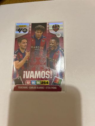 4 Cromos Adrenalyn VAMOS! Panini EA Sports