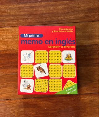 Memo en inglés para niños