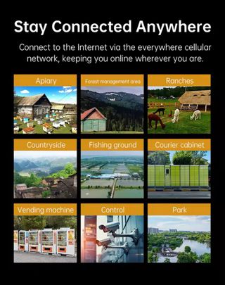 Router 4G Exterior Plery AX300 Alta Cobertura