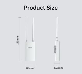 Router 4G Exterior Plery AX300 Alta Cobertura