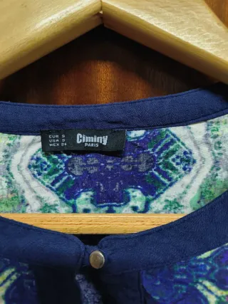 Camisa Cimini S Mujer Multicolor