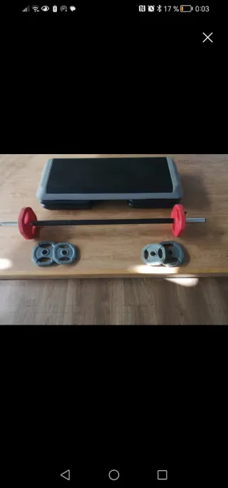 Barra Body Pump y Pesas