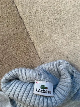 Jersey Cuello Alto Vintage Lacoste Azul
