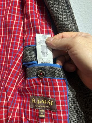 Americana El Ganso Mujer Gris