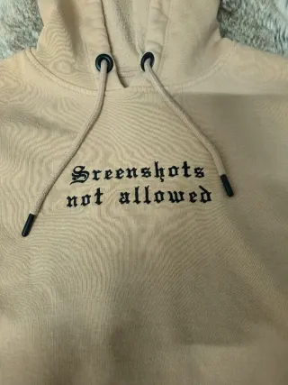 Sudadera Bershka beige S