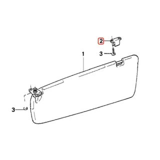 Gancho Parasol BMW E46 / E39 / X5
