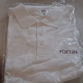 Polo Fruit of the Loom Blanco Talla XL
