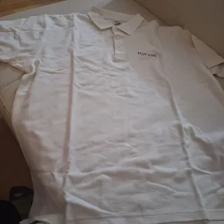 Polo Fruit of the Loom Blanco Talla XL