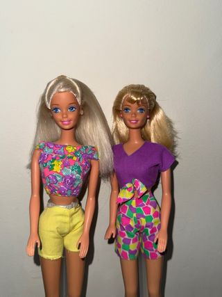 Lote 2 Barbies stile anni '90