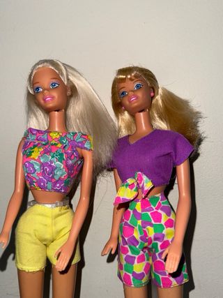 Lote 2 Barbies stile anni '90