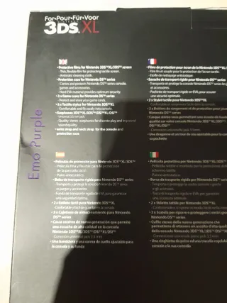 NUEVO.Funda Emo Purple 3DS XL Bigben Interactive