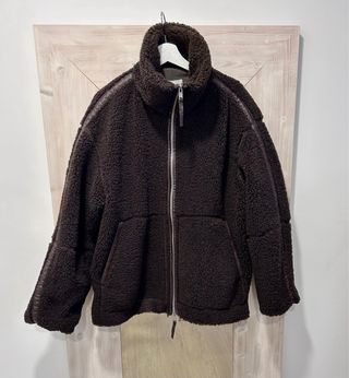 Chaqueta borreguito oversize H&M