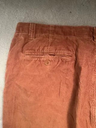 Pantalón Pana Vintage Lacoste Naranja