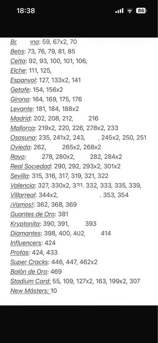 Cromos LaLiga Adrenalyn Panini