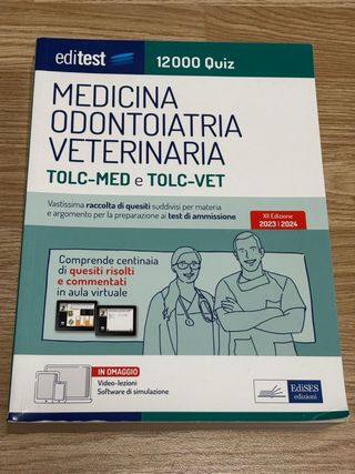 Manuali Tolc Medicina, Veterinaria ed Odontoiatria