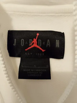 Chaqueta Jordan PSG Blanca y Azul