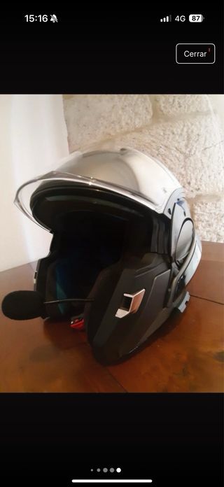 Casco Moto Shark con Intercomunicador