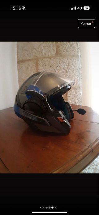 Casco Moto Shark con Intercomunicador