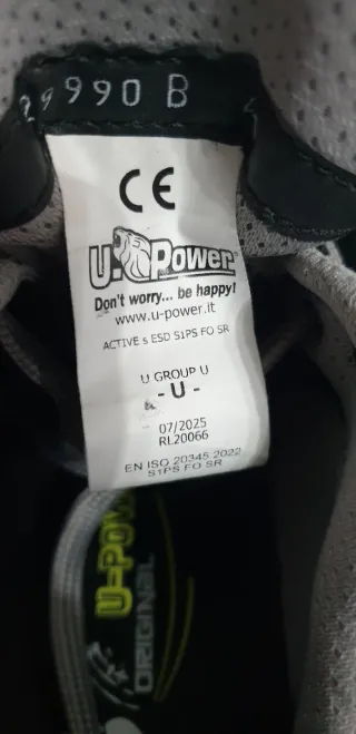 Scarpe da lavoro antinfortunistiche u-Power 41