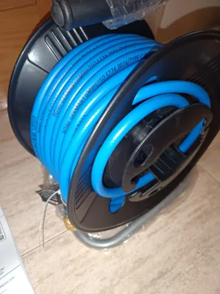 Manguera Aire Comprimido Parkside Tambor 20m