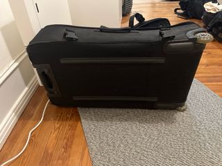 Mala vintage Billabong Preta e Cinza