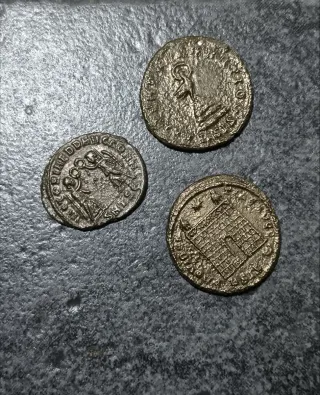 3 Monete Impero Romano Costante Costantino