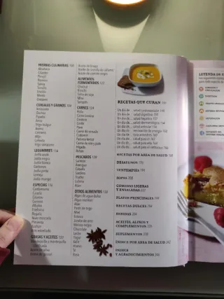 Comida que sana. Libro de cocina y comida sana.