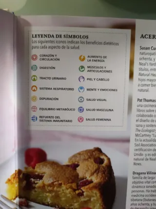 Comida que sana. Libro de cocina y comida sana.