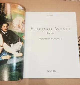 Libro sobre el pintor Manet