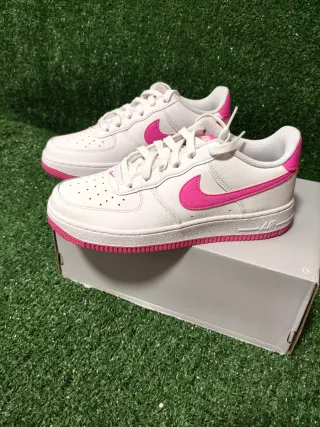 Nike Air Force 1 Talla 38 Rosa y Blanco