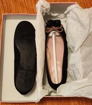 Bailarinas Pretty Ballerinas Negras y Beige