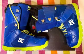 Botas Snowboard DC Phase Azul y Amarillo