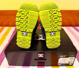 Botas Snowboard DC Phase Azul y Amarillo