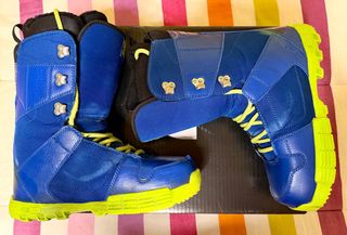 Botas Snowboard DC Phase Azul y Amarillo