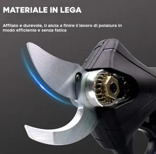 Forbice Elettrica 2 Batterie Giardino Potatura