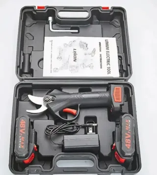 Forbice Elettrica 2 Batterie Giardino Potatura