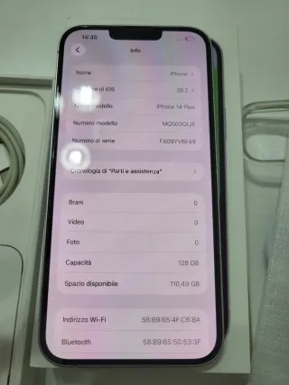 iPhone 14 Plus 128GB Viola perfetto