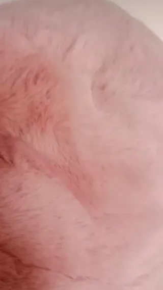 Cappello donna pelliccia rosa nuovo