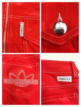 Completo Adidas x Fiorucci Rosso