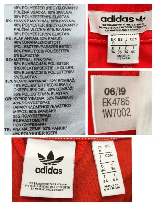 Completo Adidas x Fiorucci Rosso